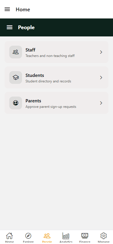 Staff Mobile people directory